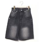 「EMODA」 デニムハーフパンツ SMALL ブラック レディース