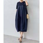 「BEARDSLEY」 ドッキングワンピース M ネイビー レディース