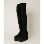 ショッピングロングブーツ 「EMODA」 ロングブーツ MEDIUM ブラック レディース
