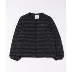 ショッピングダウンコート ダウンコート ダウンジャケット U.S.POLO ASSN.  キルティング ノーカラー フェイクダウンジャケット/中わたインナーダウン レディース