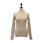 ショッピングHIGH ニット セーター cut off high neck rib knit tops レディース