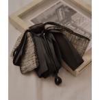 ショッピングバナナクリップ ヘアクリップ 「resonance」クラシカル ツイード調 リボンバナナクリップ