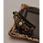 ショッピングバナナクリップ ヘアクリップ 「resonance」ハニービーモチーフ パール×カラーストーン バナナクリップ