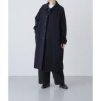 ステンカラーコート コート ウールバルカラーコート レディース