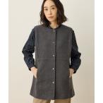 コート アウター ウーレットジレジャケット「ポケット付き」 レディース