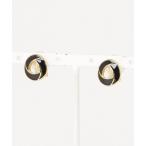 [Ray BEAMS] серьги ( обе уголок для ) ONE SIZE черный женский 