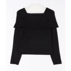 ニット セーター オフショルニットトップス レディース