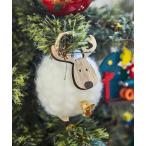 ショッピングオーナメント インテリア もこもこボールオーナメント 「CHRISTMAS 2025」