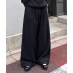 スラックス Flannel two tuck wide striped slacks / フランネル２タックワイドストライプスラックス メンズ レディ