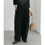 カーゴパンツ ヴィンテージライクカーブシルエットカーゴパンツ レディース