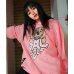 ショッピングパイル トレーナー スウェット GA×GALFY-わんわんはーとスウェット レディース メンズ