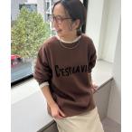 ニット セーター 「＠sein___000企画」ジャガードロゴ2WAYニットプルオーバー レディース