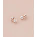 ショッピングピンクゴールド ピアス 「Winter Limited」 K10ピンクゴールド ピアス レディース