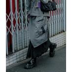 スカート ミリタリーレイヤードスカート
