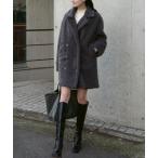 コート アウター テディボアミドルコート レディース