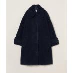 コート アウター エコペルボア ロングコート レディース