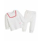 パジャマ 「ルームウェア」ロゼットガーデンフリル長