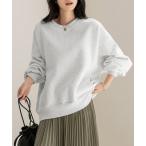 トレーナー スウェット 「裏起毛/リブ/ボリュームドロップショルダー」長袖オーバーサイズニュアンススウェット レディース