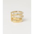 ショッピングイヤーカフ イヤーカフ MELANGE Linear ３連風イヤーカフ レディース