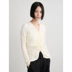 tシャツ ギャザーカットトップス レディース