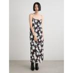 ワンピース サテンキャミワンピース