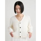 カーディガン ウォッシャブルコンパクトシャギーＶカーデ レディース
