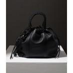 ショッピング巾着 ショルダーバッグ 「welise×ADAMPATEK」-ミディアム- リアルレザー 2wayショルダードローストリングバッグ/巾着バッグ メンズ レデ