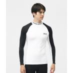 シャツ アンダーアーマー  UAコールドギアインフラレッド コンプレッション ロングスリーブ モックネック シャツ メンズ