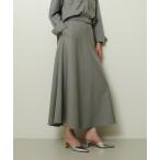 ショッピングソニー スカート サキソニーベルテッドナロースカート