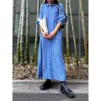 ショッピングシャツワンピース シャツワンピース STRIPED SHIRT OP(ストライプシャツワンピース)