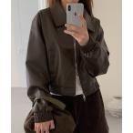 ショッピングレザージャケット レザージャケット ライダース PUジップアップブルゾン レディース
