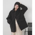 ムートンコート ボアコート ボアムートンステンカラーコート レディース