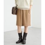 ショッピングハーフパンツ パンツ 「ハンサムな着こなしに」合皮ハーフパンツ レディース