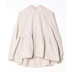 「Pierrot」 ブルゾン L ライトグレー レディース