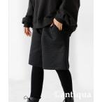 「antiqua」 ハーフパンツ FREE ブラック レディース
