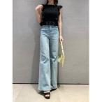 ショッピングブーツカット 「SNIDEL」 ブーツカットデニムパンツ 00 ライトブルー レディース