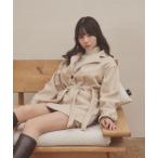 ショッピングmiddle ステンカラーコート コート tailored middle nebula coat/テーラードミドルネーブラコート レディース