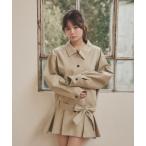  пальто с отложным воротником пальто soutien collar gemma pleats coat/ отложной воротник лента плиссировать пальто женский 