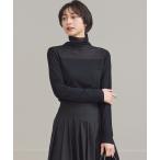 tシャツ チュールフライス シアーハイネック カットソー レディース