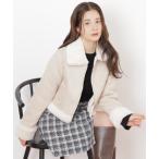 コート アウター フェイクムートンジャケット レディース