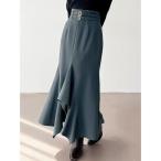 ショッピングベルト スカート ダブルベルトラッフルスカート