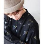 ショッピングブラウス ブラウス シャツ ちいさな花とクローバーのブラウス レディース