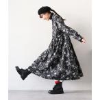 ショッピングマキシ ワンピース 私の霜草花のワンピース