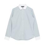 フォーマル ブラウス シャツ 形態安定ノンアイロン ラウンド 長袖ビジネスワイシャツ レディース