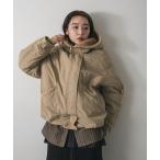 ブルゾン アウター ファーエリバルーンブルゾン レディース