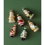 ショッピングオーナメント インテリア クリスマス ガラスオーナメント6点セット