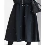 スカート ラインストーンミストスカート