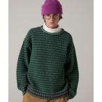 セーター ニット men's FUDGE×Eddie Bauer | ポップコーン セーター メンズ レディース