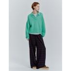 パンツ チェックパターン2タックワイドパンツ レディース