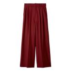 ショッピングコーデュロイ パンツ コーデュロイライク2タックワイドパンツ レディース